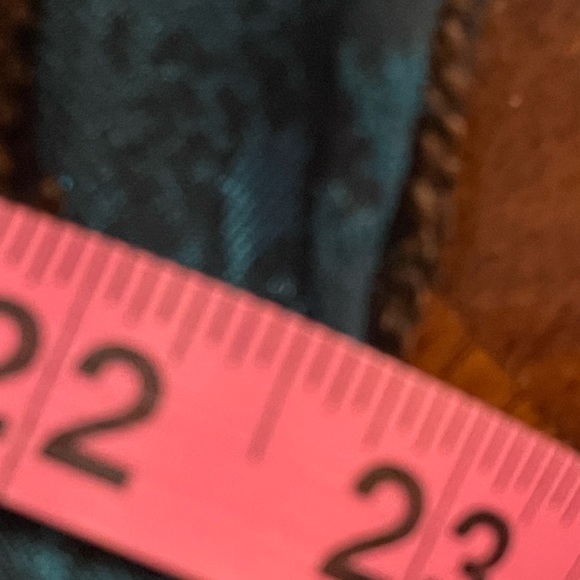 Joni B. Woman’s Brocade turquoise and brown blazer, size medium - Picture 10 of 11